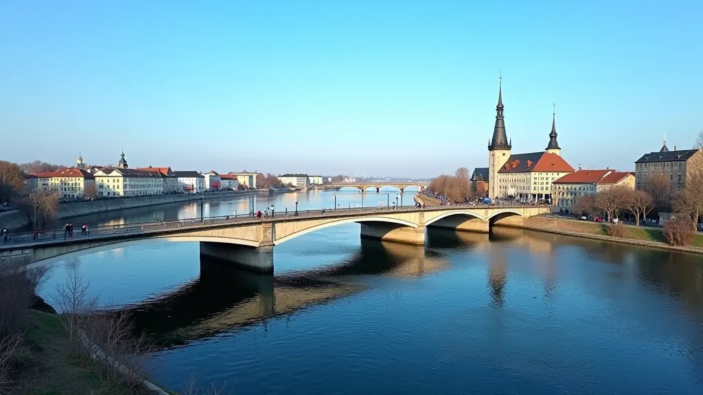 Kauno miesto tiltai ir panormainės vietos, architektūra ir peizažai